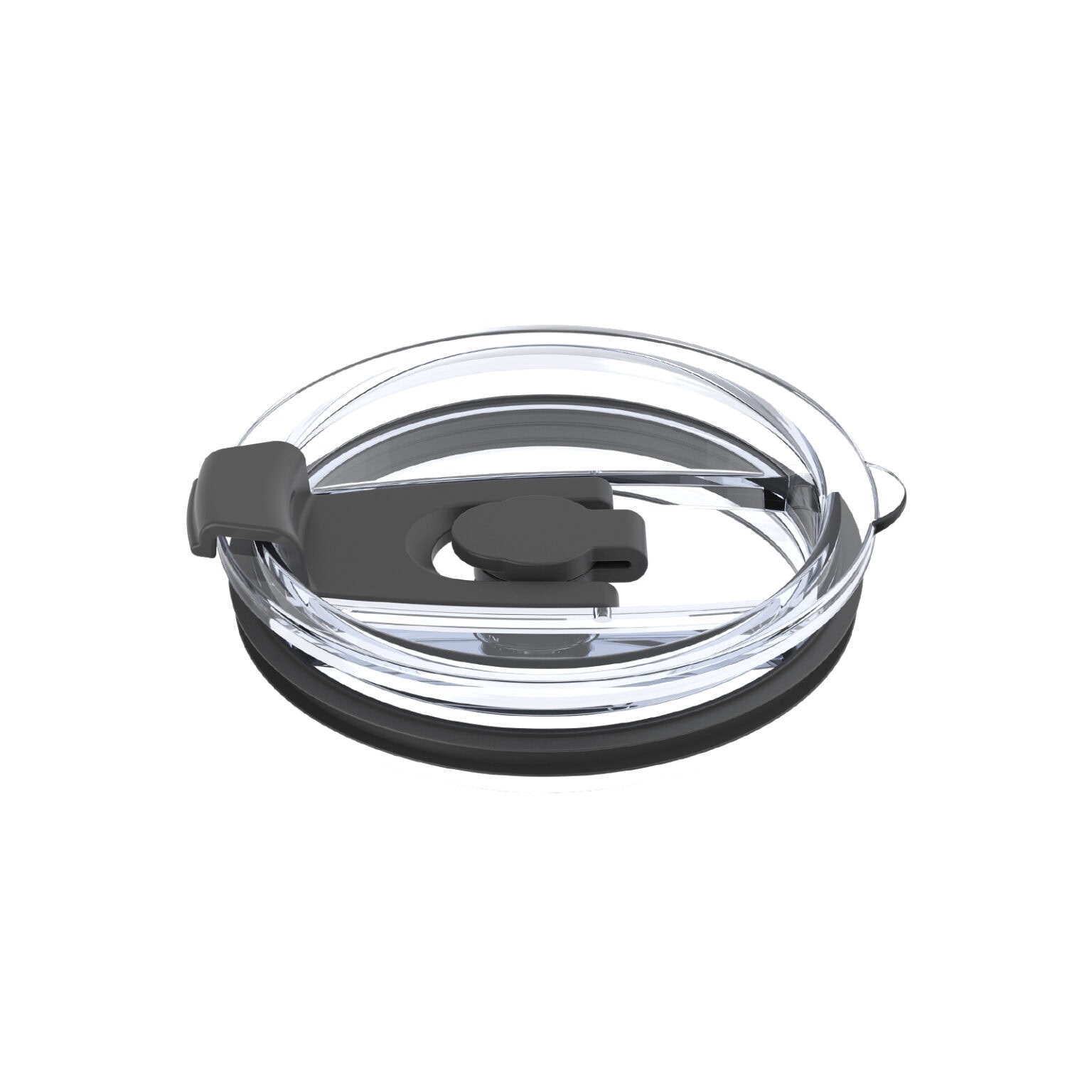 Clear plastic lid for custom glass tumbler projects