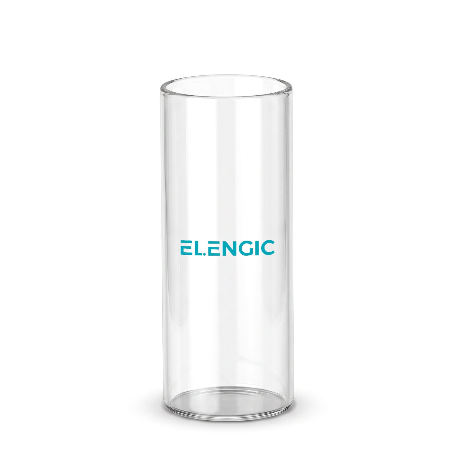Custom glass tumbler with logo printing