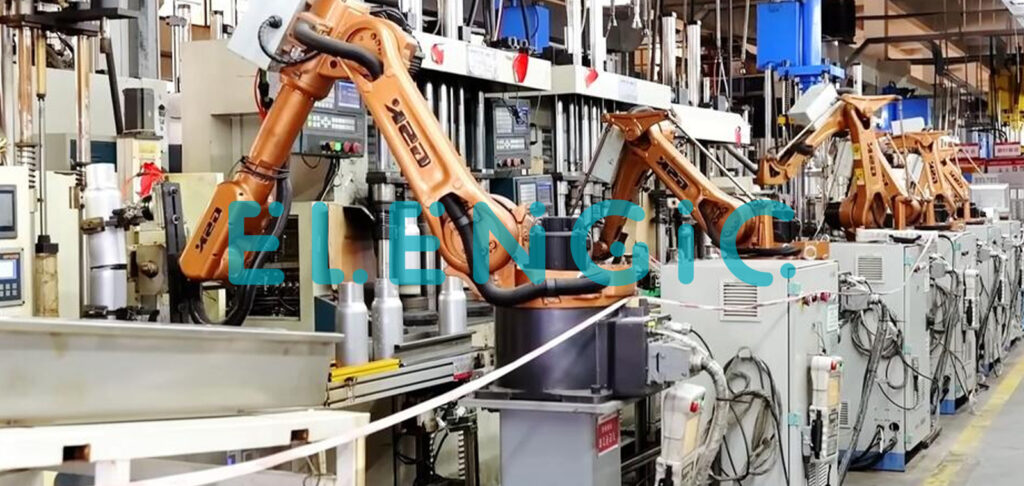 Automated robotic production line for stainless steel drinkware