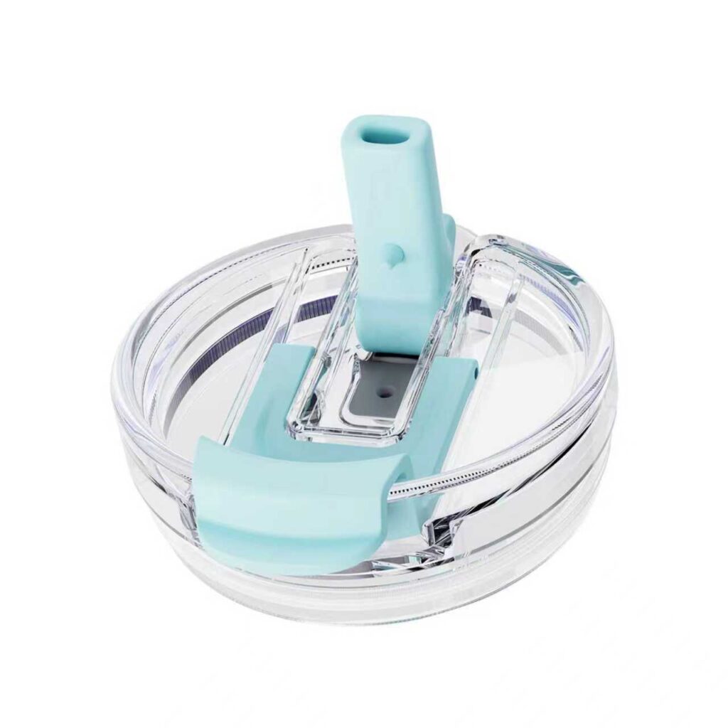 2-in-1 straw and sip lid for stainless steel tumbler