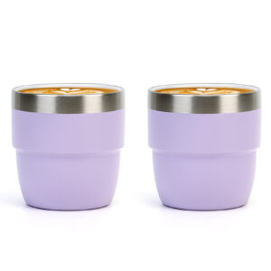 4 oz 6 oz Stackable Cup Stainless Steel Vacuum Insulated Espresso Coffee Cup