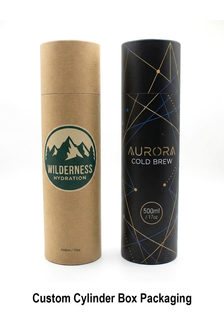 Custom cylinder box packaging for premium tumbler brands