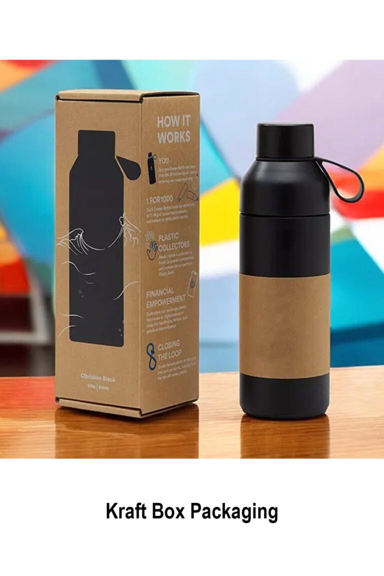 Kraft box packaging for custom tumbler projects