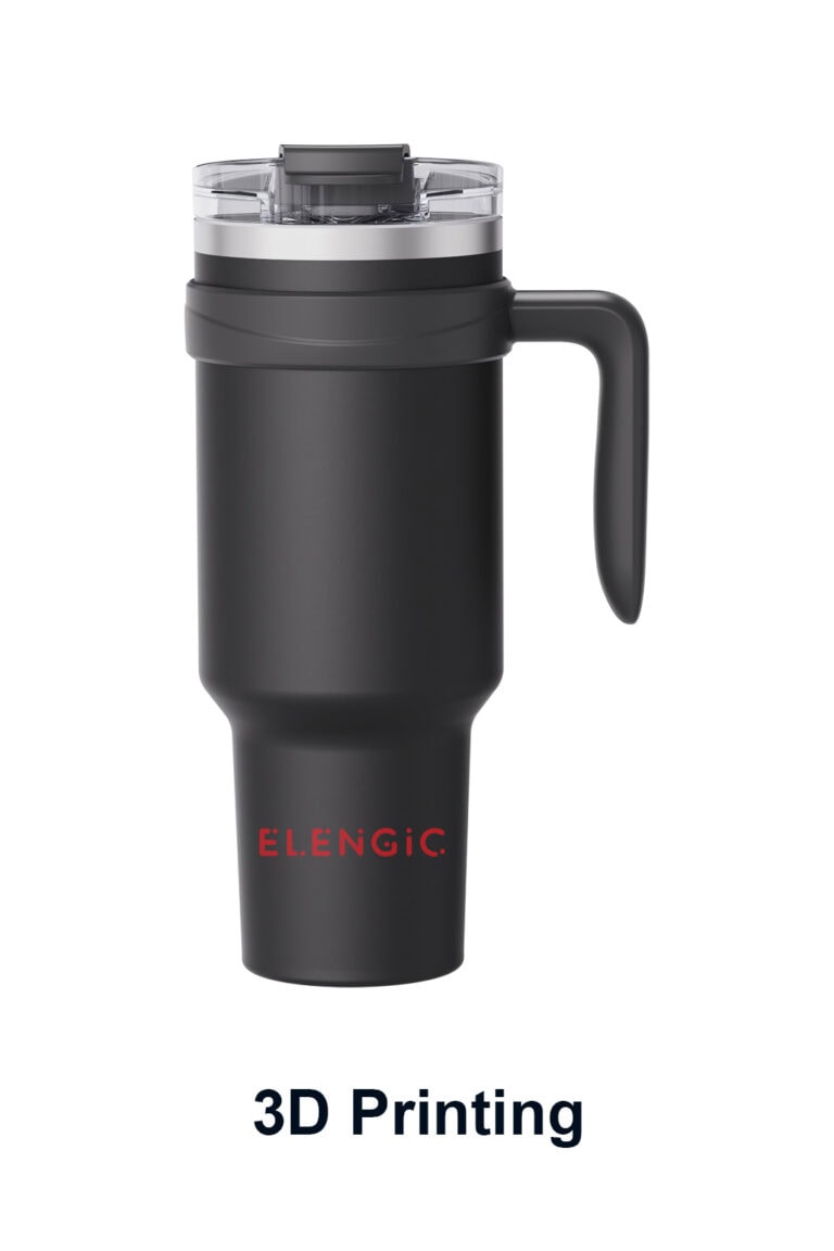 3D printed logo option for custom tumbler branding