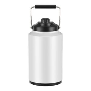 1 gallon stainless steel water bottle with spout lid